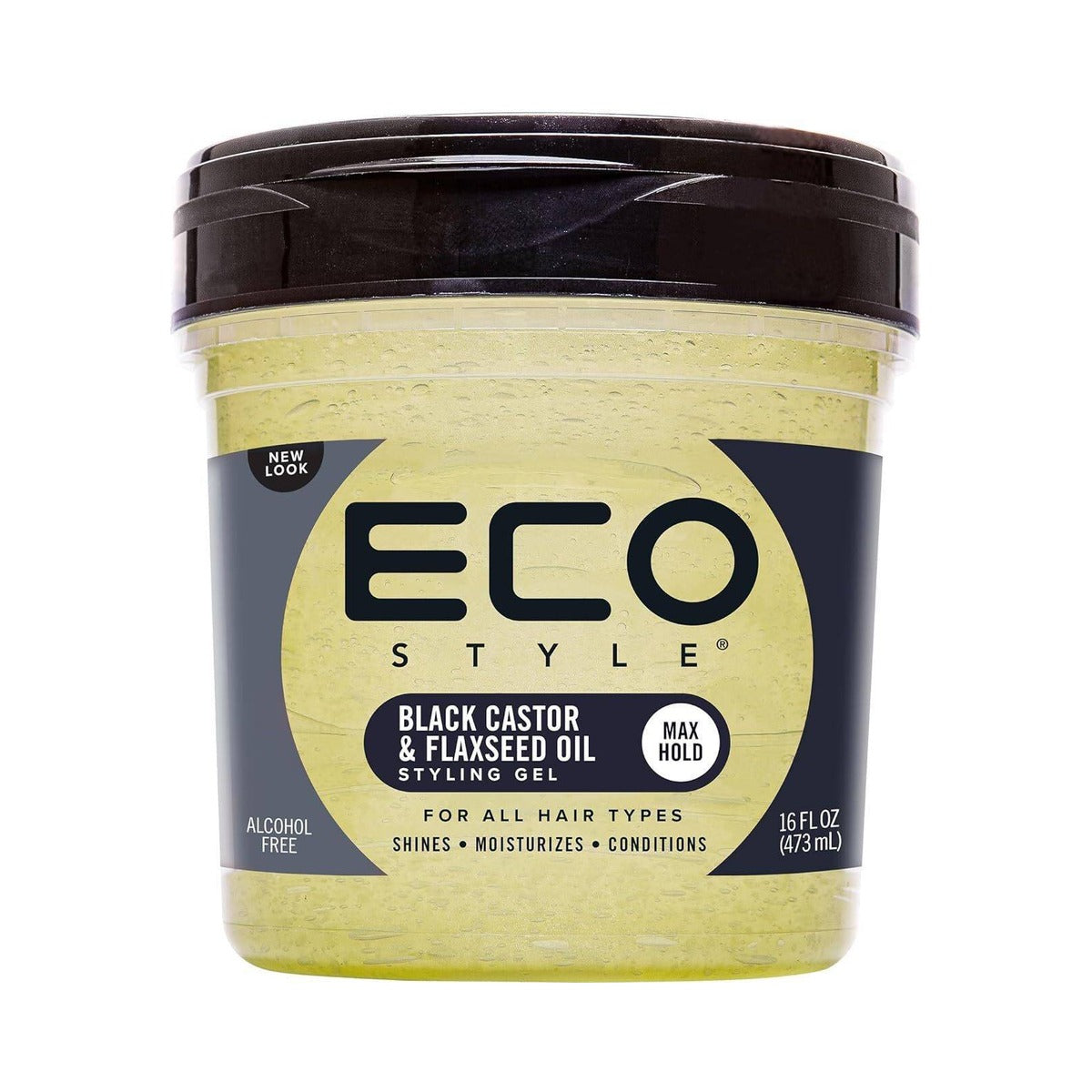 Eco Style Black Castor & Flaxseed Oil Styling Gel 16 Fl Oz (Pack of 6) - view 3