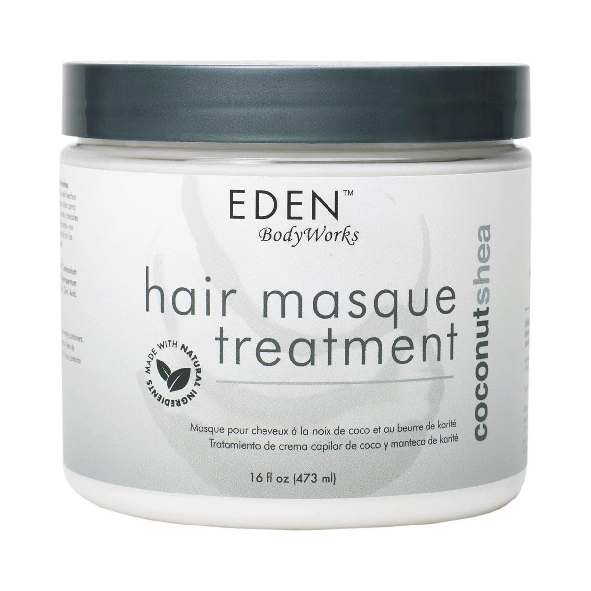 Eden BodyWorks Coconut Shea Hair Masque 16 Oz (Pack of 6) - view 2