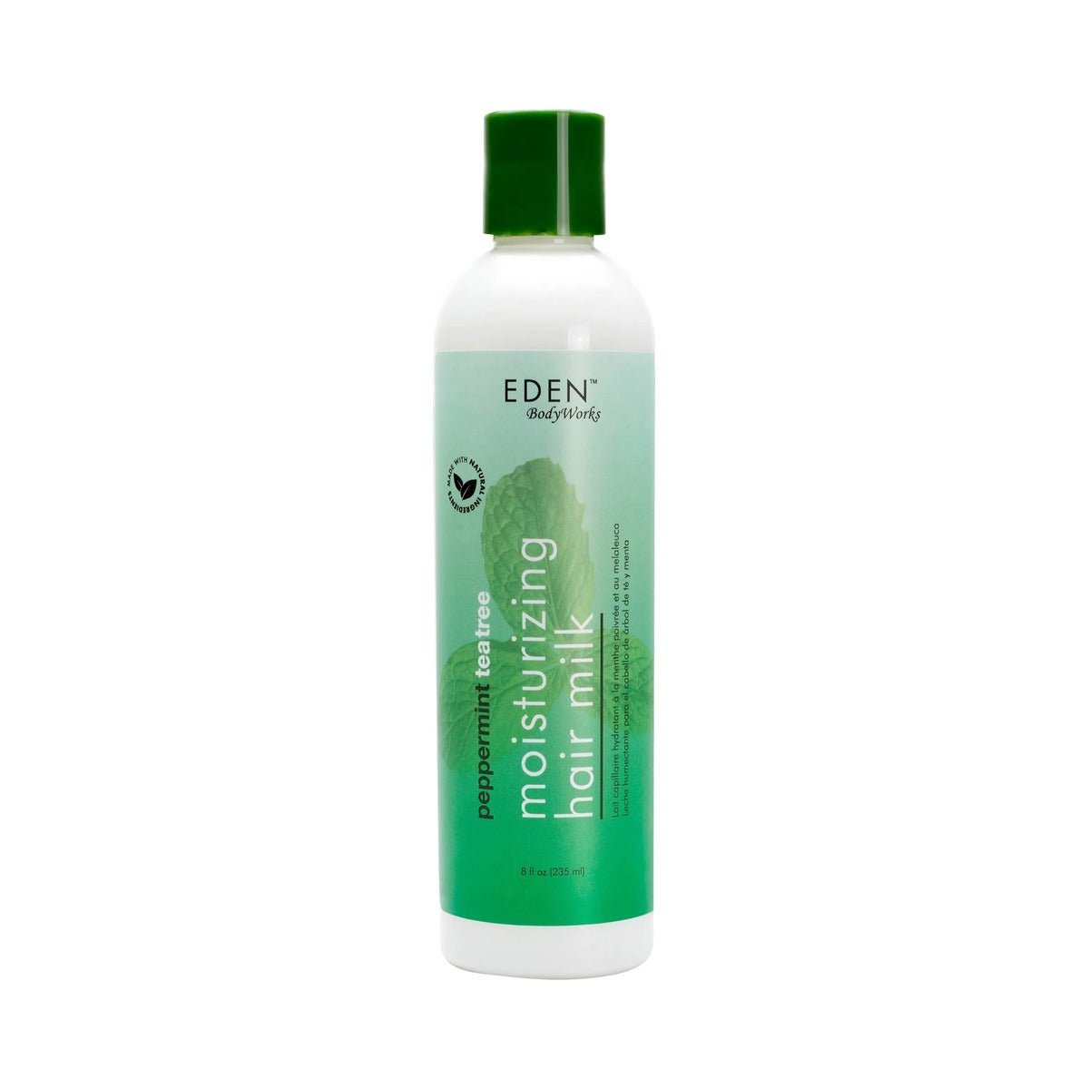 Eden Body Works Peppermint Tea Tree Hair Milk 8 Oz (Pack of 6)