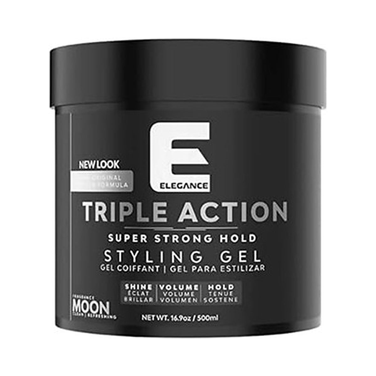 Elegance Triple Action Gel Strong Hold 16.9 Oz (Pack of 12)