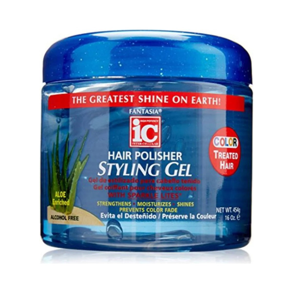 The Fantasia Collection Hair Polisher Styling Gel 16 Oz (Pack of 12)