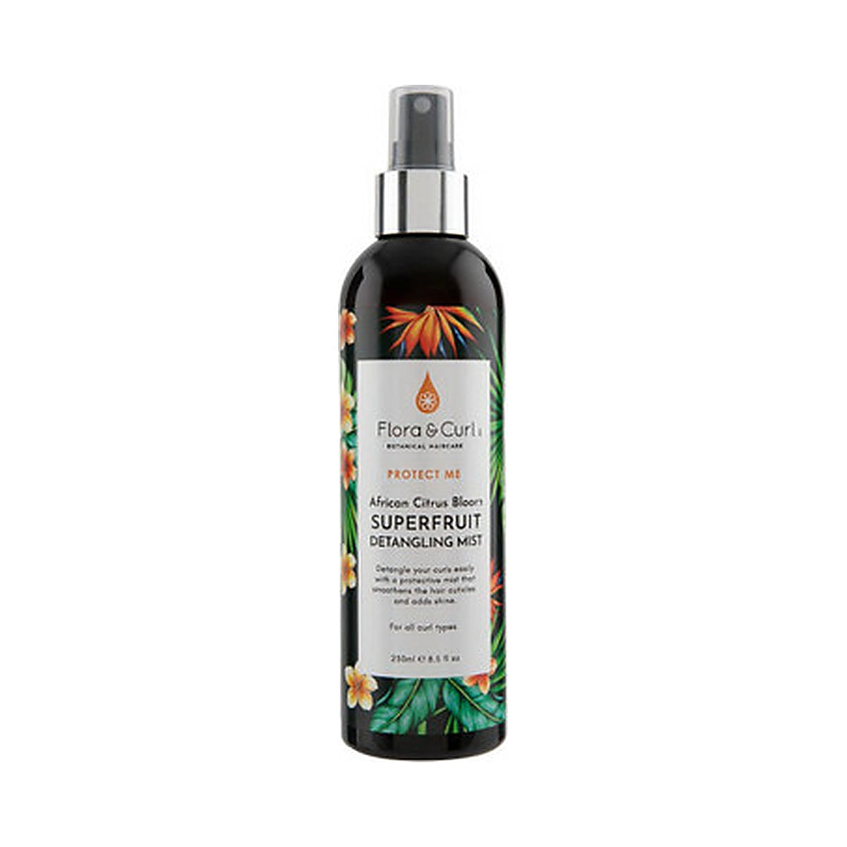 Flora & Curl Citrus Detangler 8.5 Oz (Pack of 6)
