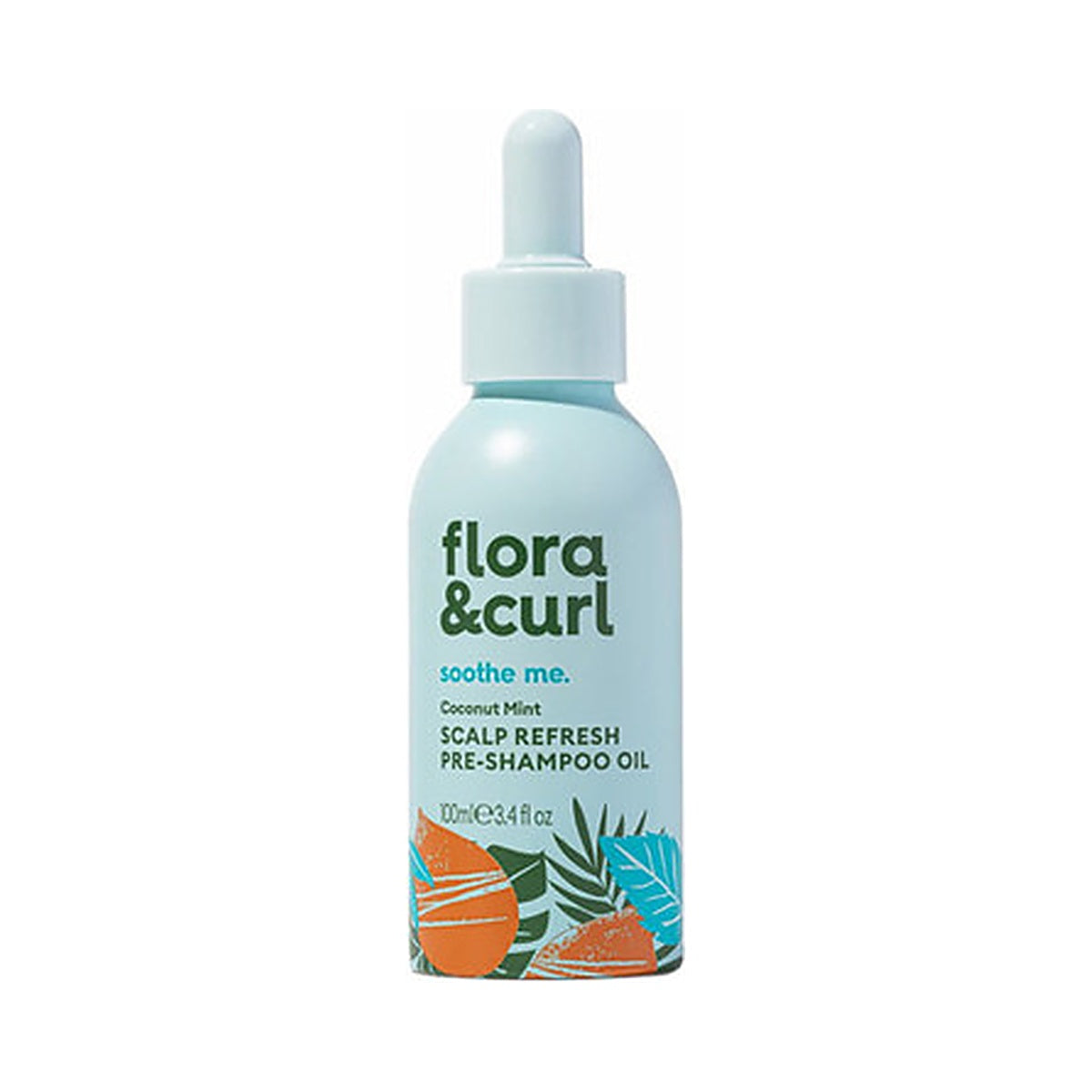 Flora & Curl Coconut Mint Oil 3.4 Oz (Pack of 6)