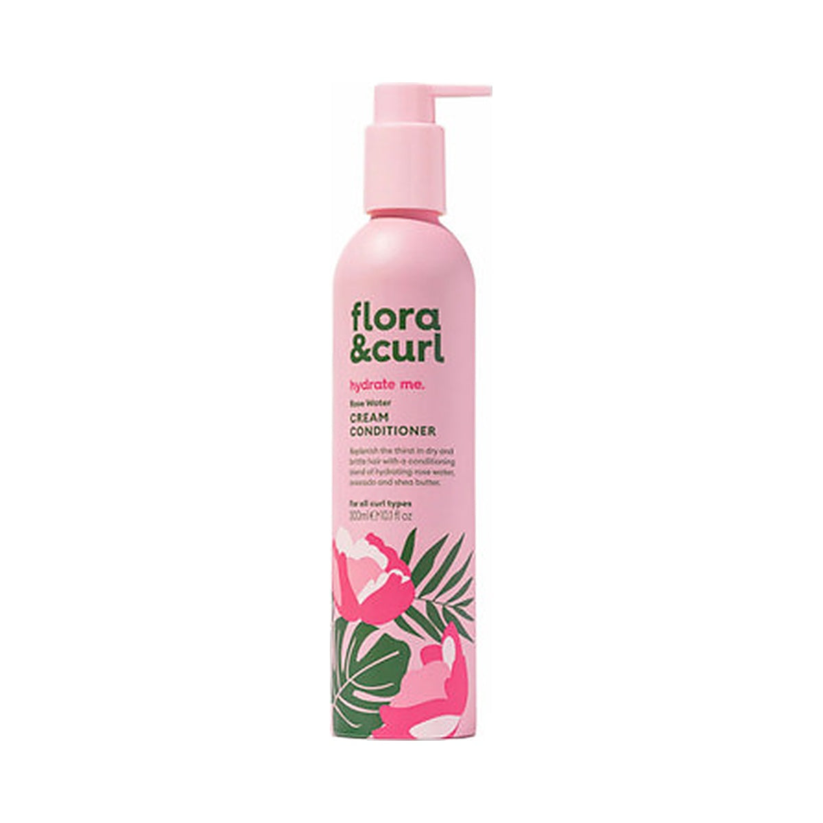 Flora & Curl Rose Water Cream Conditioner 10.1 Oz (Pack of 6)