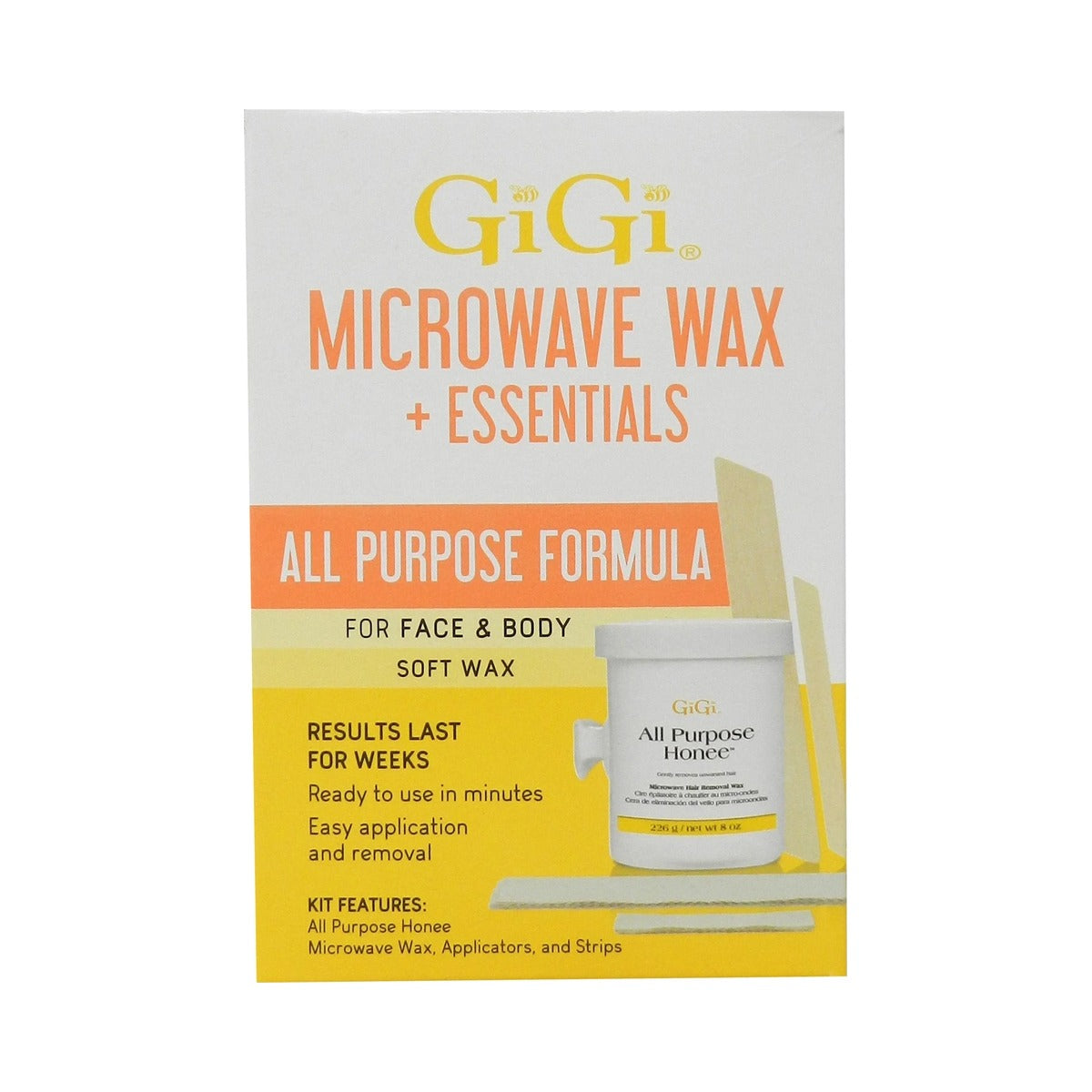 GiGi Microwave Wax All Purpose Formula (Pack of 12)
