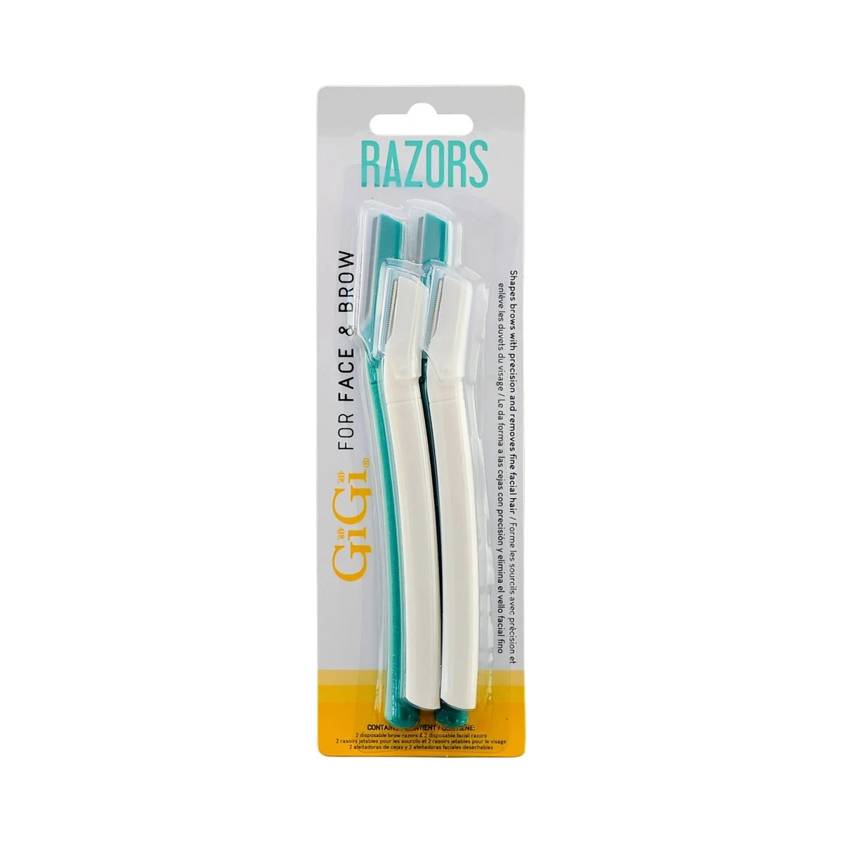 Gigi Face and Brow Razors (Pack of 24)
