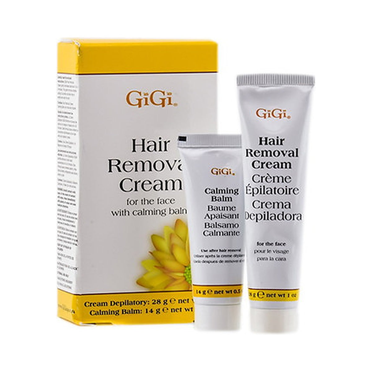 Gigi Hair Removal Cream for Face 1 Oz (Pack of 12)