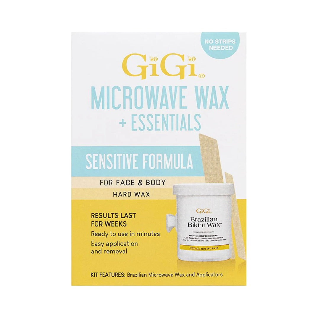 GiGi Brazilian Bikini Hard Wax 8 Oz (Pack of 12)