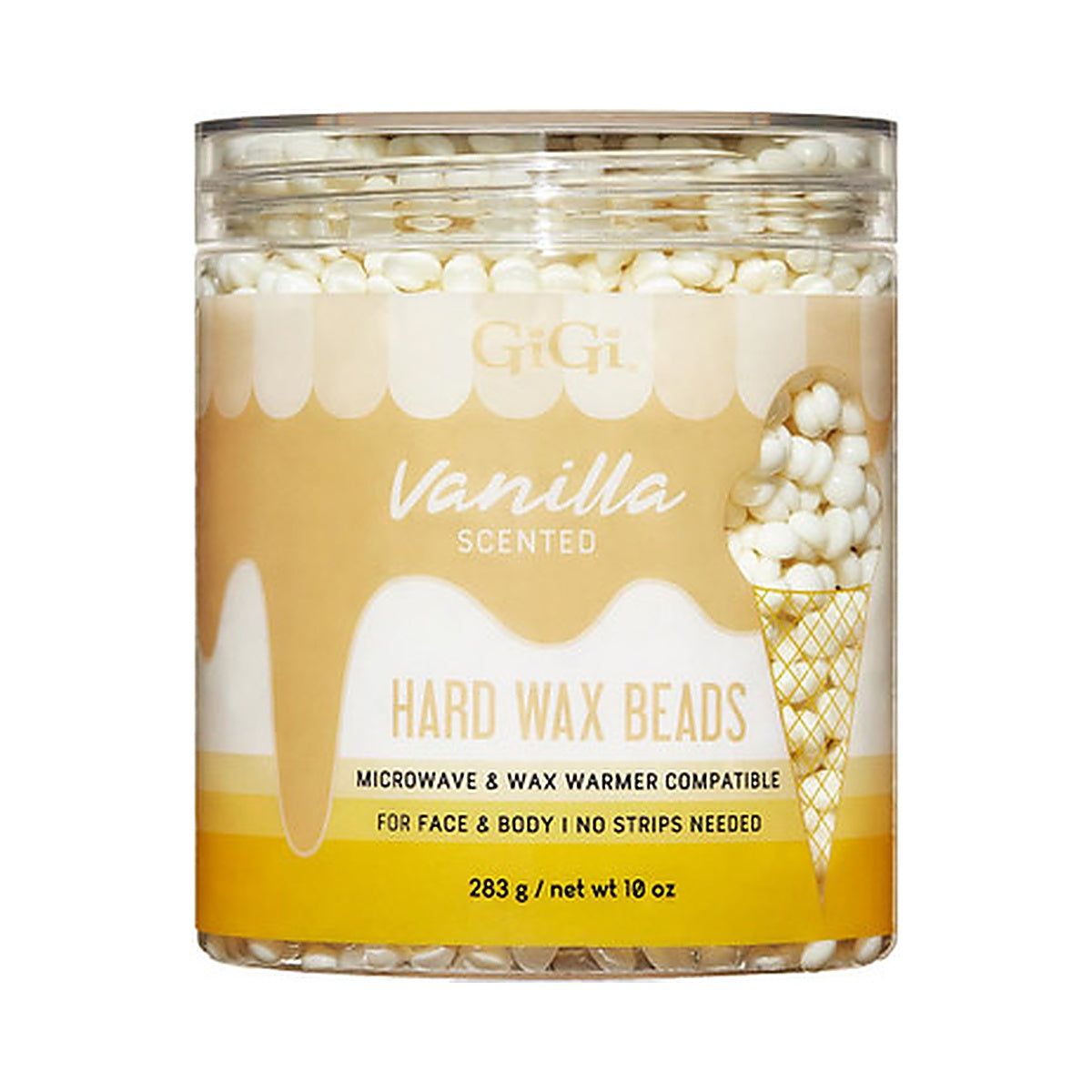 Gigi Wax Beads Vanilla 10 Oz (Pack of 12)