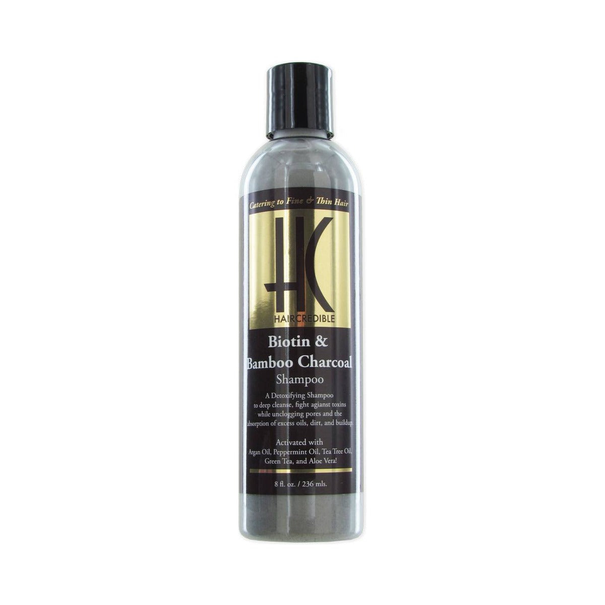Mielle Haircredible Biotin & Bamboo Charcoal Shampoo 8 Oz (Pack of 6)