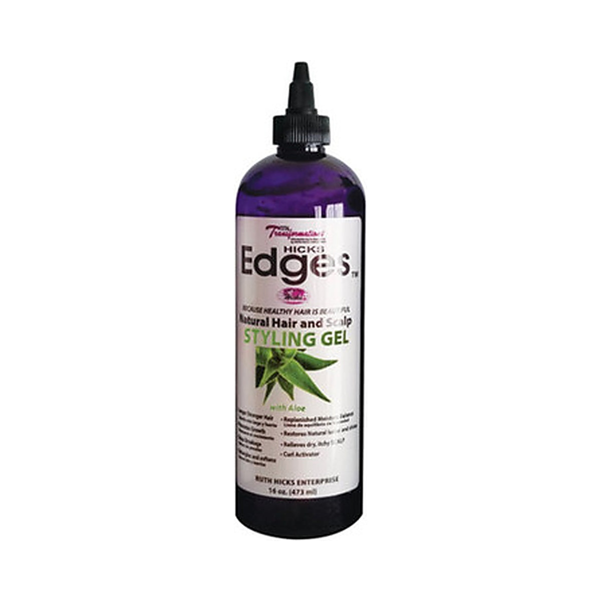 Hicks Total Transformations Hair & Scalp Styling Gel 16 Oz (Pack of 12)
