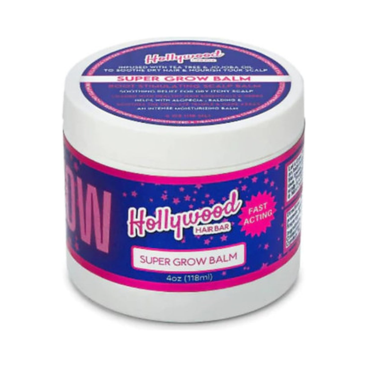Hollywood Hair Bar Scalp Balm 4 Oz (Pack of 6)