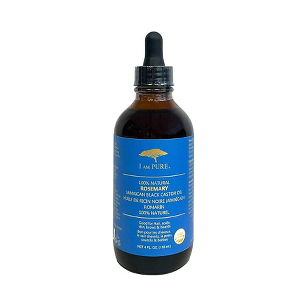 I Am Pure 100% Jamaican Black Castor Oil Rosemary 4 Oz (Pack of 36)
