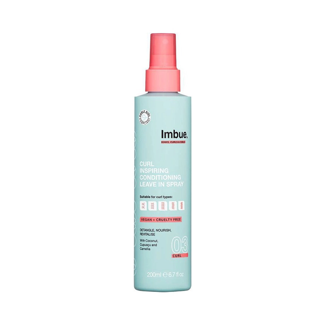 Imbue Curl Inspiring Conditioning Leave-In Spray 6.76 Oz (Pack of 6)