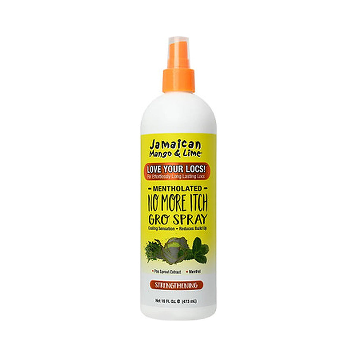 Jamaican Mango & Lime No More Itch Gro Spray 16 Oz (Pack of 6)