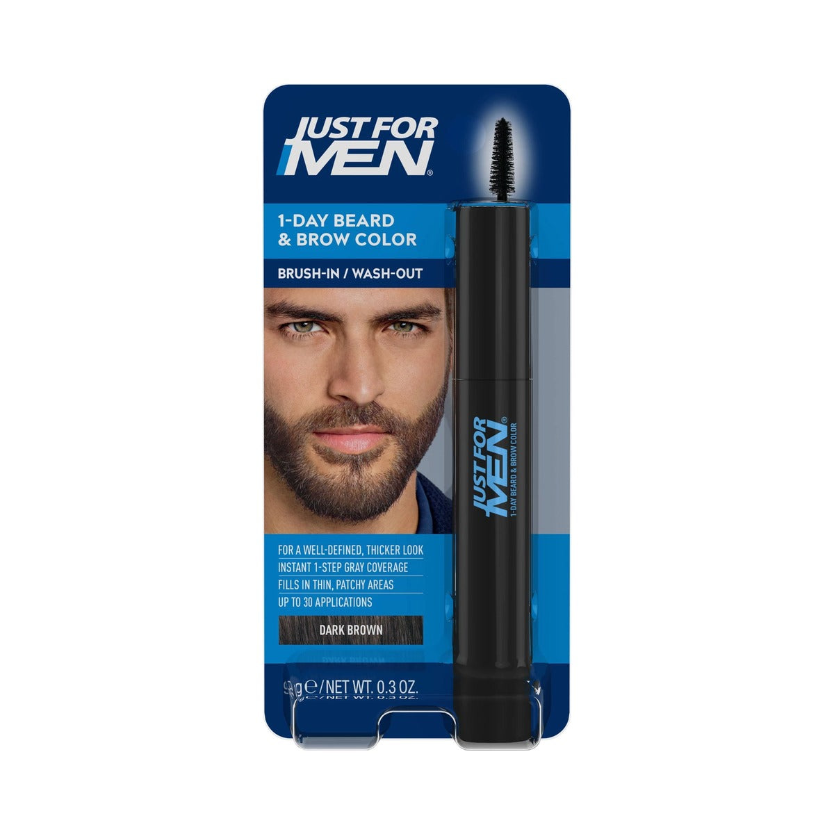 Just For Men 1-Day Beard & Brow Color Dark Brown (Pack of 24) - view 2