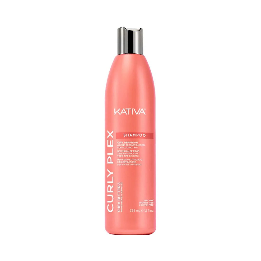 Kativa Curly Plex Shampoo 12 Oz (Pack of 12)