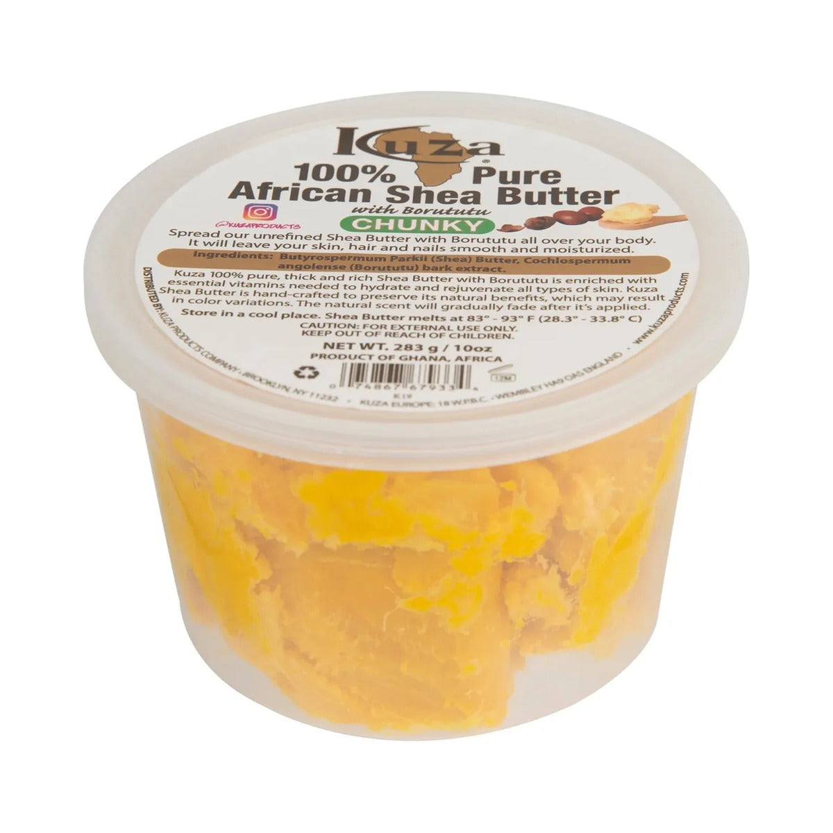 Kuza African Shea Butter 10 Oz (Pack of 6)
