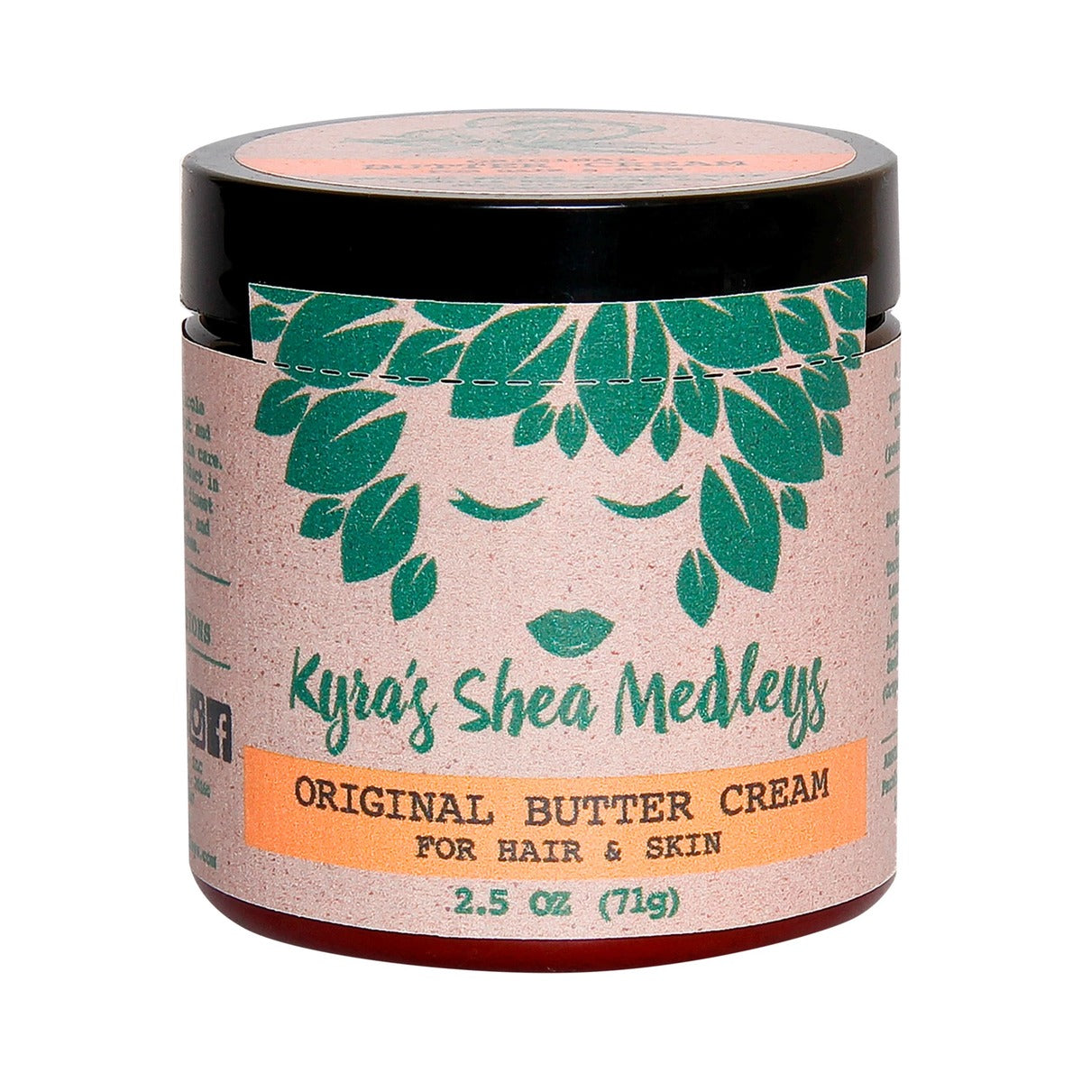 Kyra's Shea Medleys Original Butter Cream 2.5 Oz (Pack of 6)
