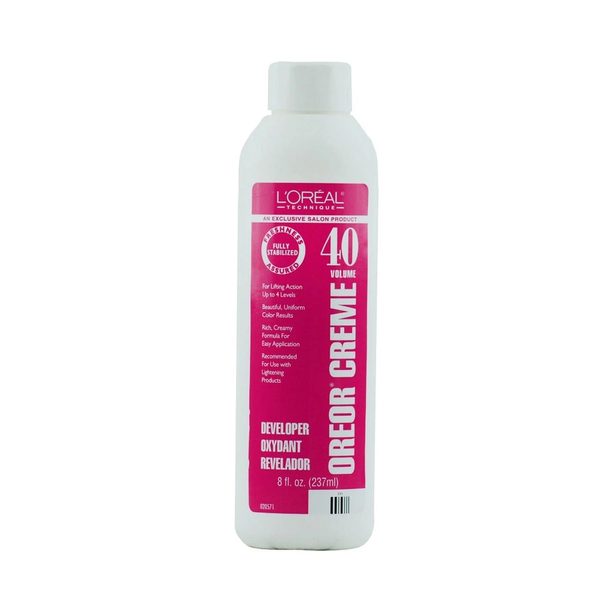 L'Oreal Paris Oreor Creme 40 Volume Developer 8 Oz (Pack of 12)