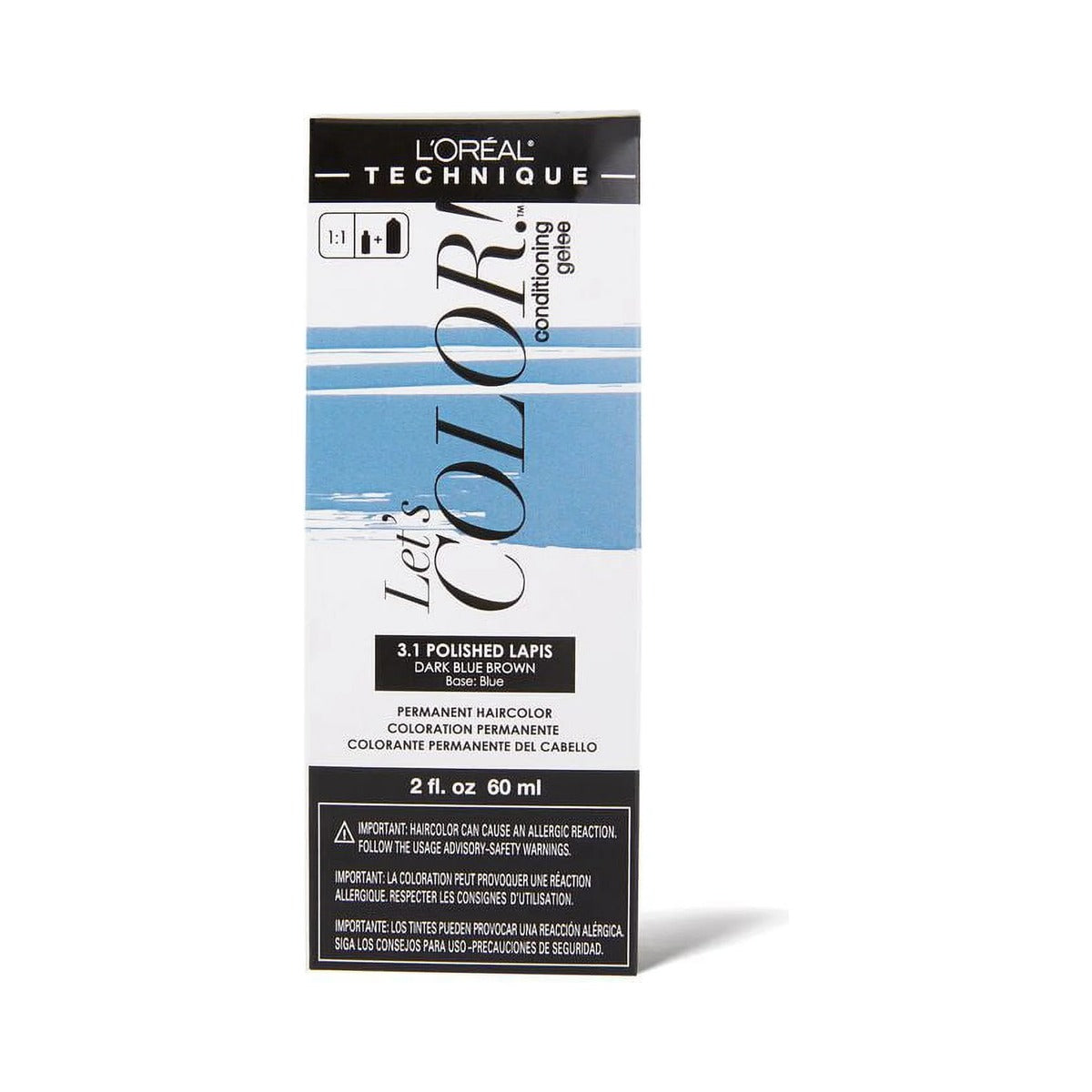 L'Oréal Paris Lets Color 3.1 Polished Lapis 2 Oz (Pack of 36)