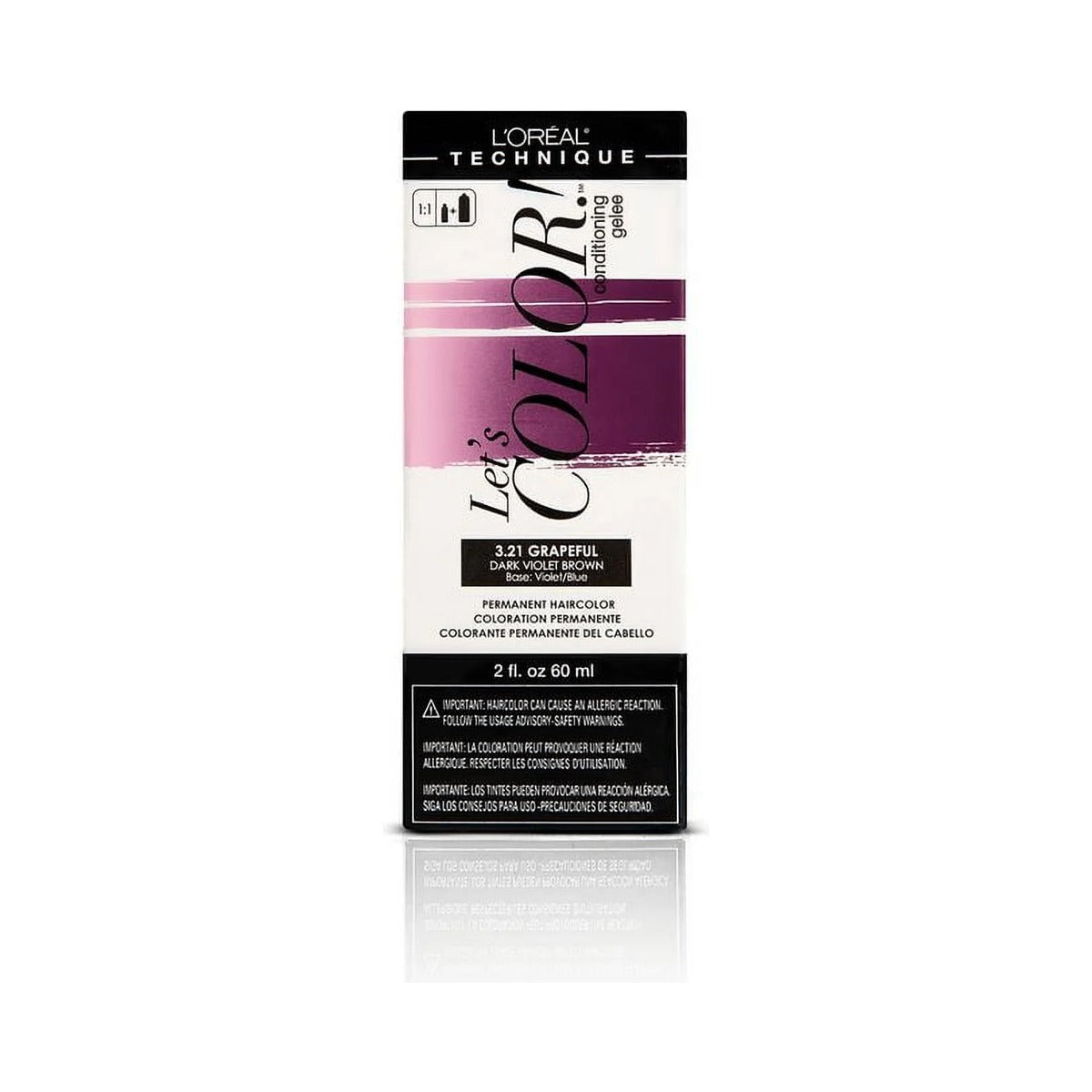 L'Oreal Paris Let's Color 3.21 Grapeful 2 Oz (Pack of 36)