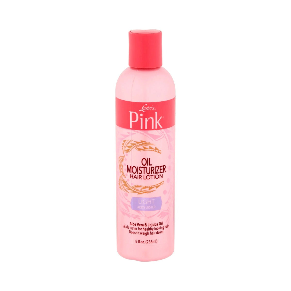 Luster's Pink Classic Light Oil Moisturizer 8 Oz (Pack of 12)