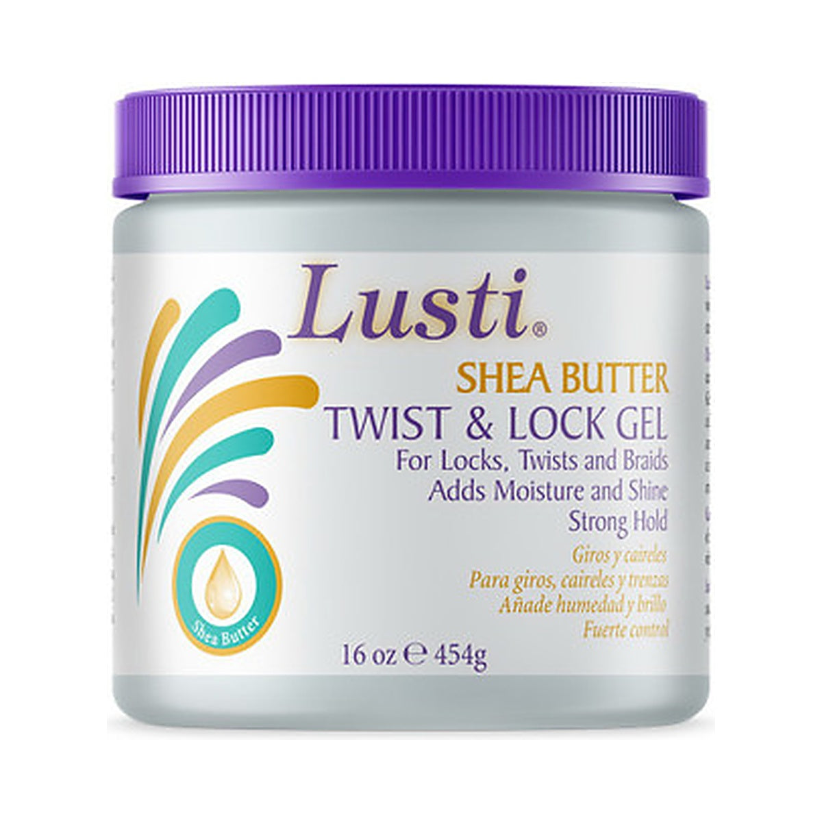 Lusti Shea Butter Twist & Lock Gel 16 Oz (Pack of 8)