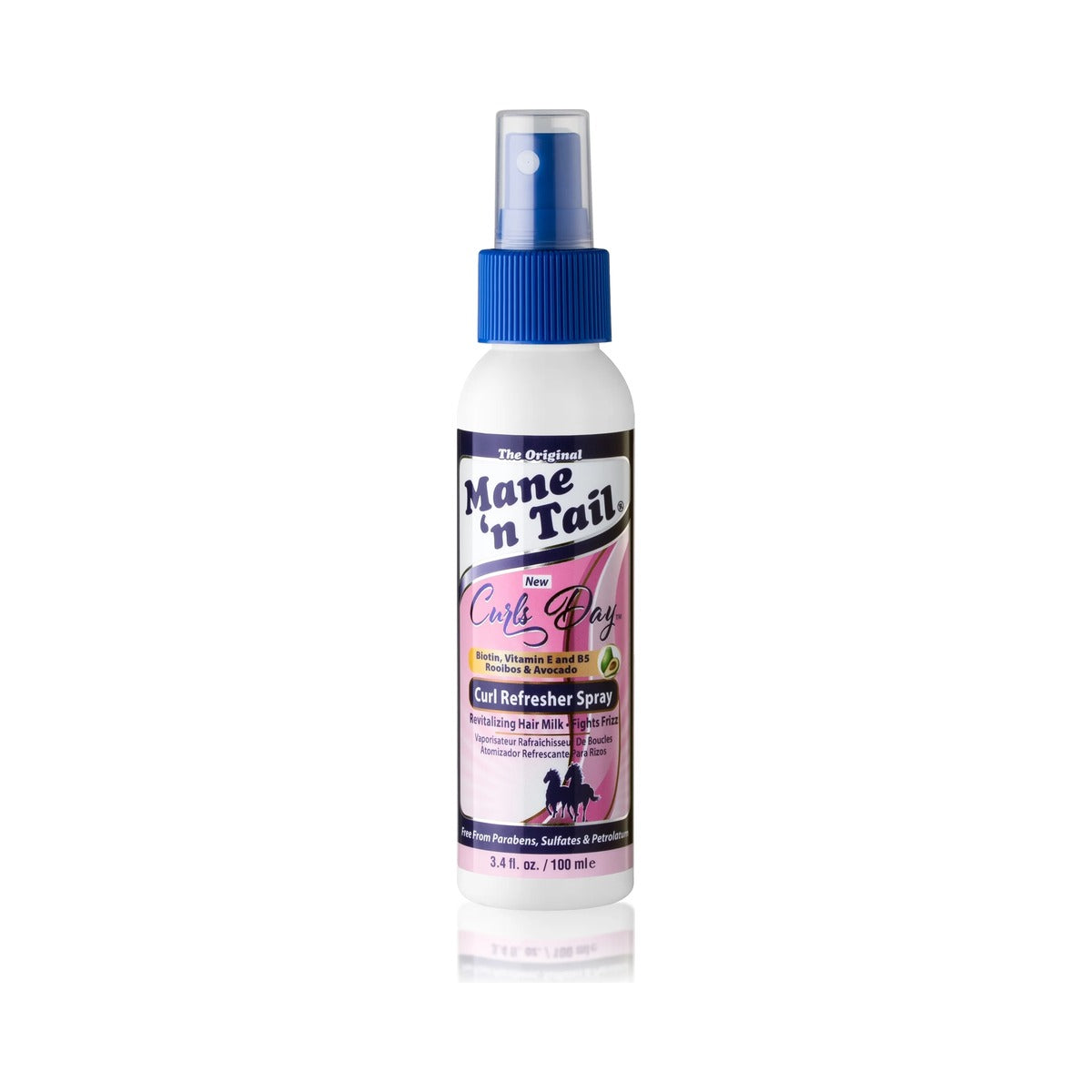 Mane n Tail Curls Day Curl Refresher Spray 3.4 Oz (Pack of 12)
