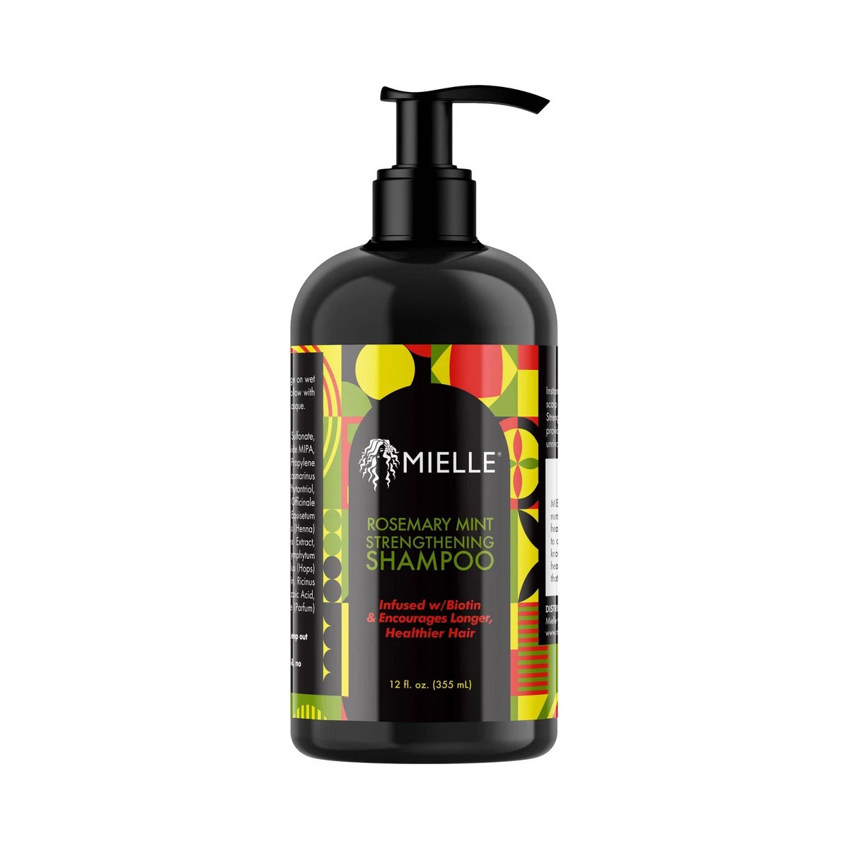 Mielle Organics Rosemary Mint Strengthening Shampoo 12 Oz (Pack of 6)