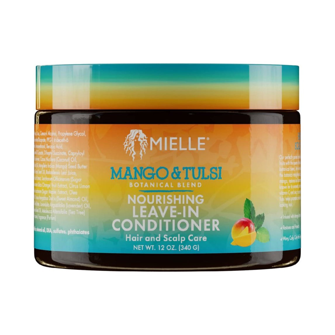 Mielle Organics Mango & Tulsi Leave-In Conditioner 12 Oz (Pack of 6) - view 2