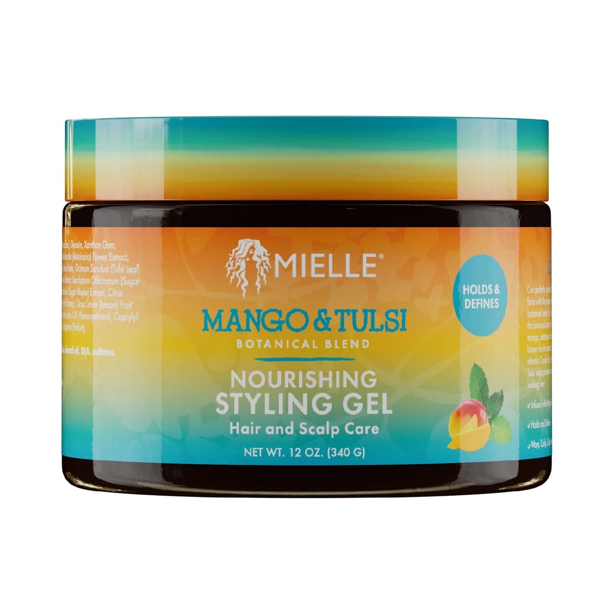 Mielle Organics Mango & Tulsi Styling Gel 12 Oz (Pack of 6)