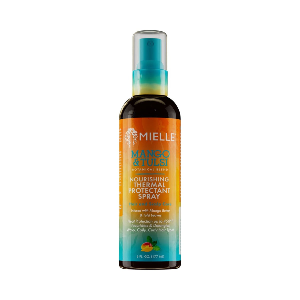 Mielle Mango & Tulsi Nourishing Thermal Protectant Spray 6 Oz (Pack of 6)