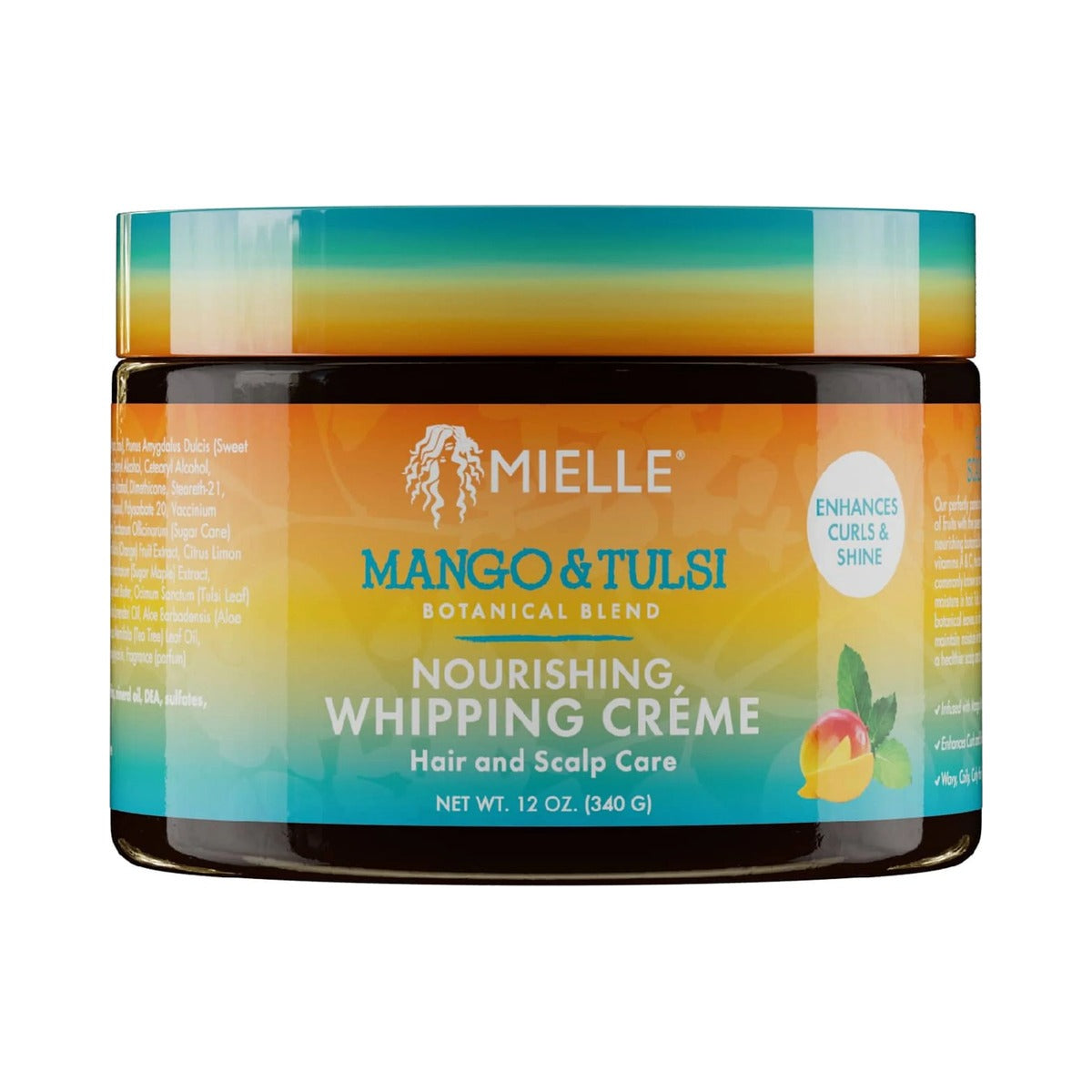 Mielle Organics Mango & Tulsi Whipping Crème 12 Oz (Pack of 6)