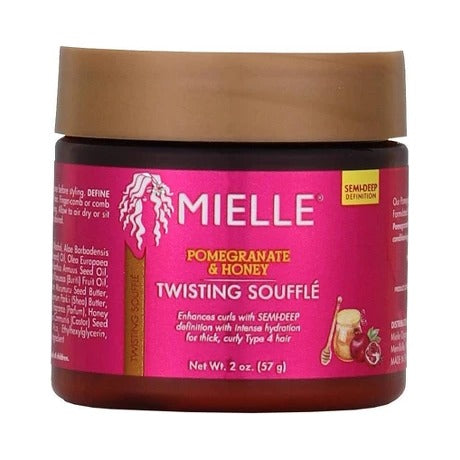 Mielle Organics Pomegranate & Honey Twisting Souffle 2 Oz (Pack of 24)