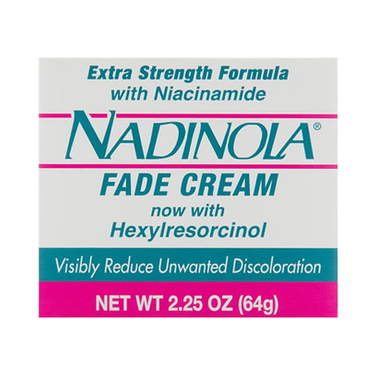 Nadinola Fade Cream Extra Strength 2.25 Oz (Pack of 12)