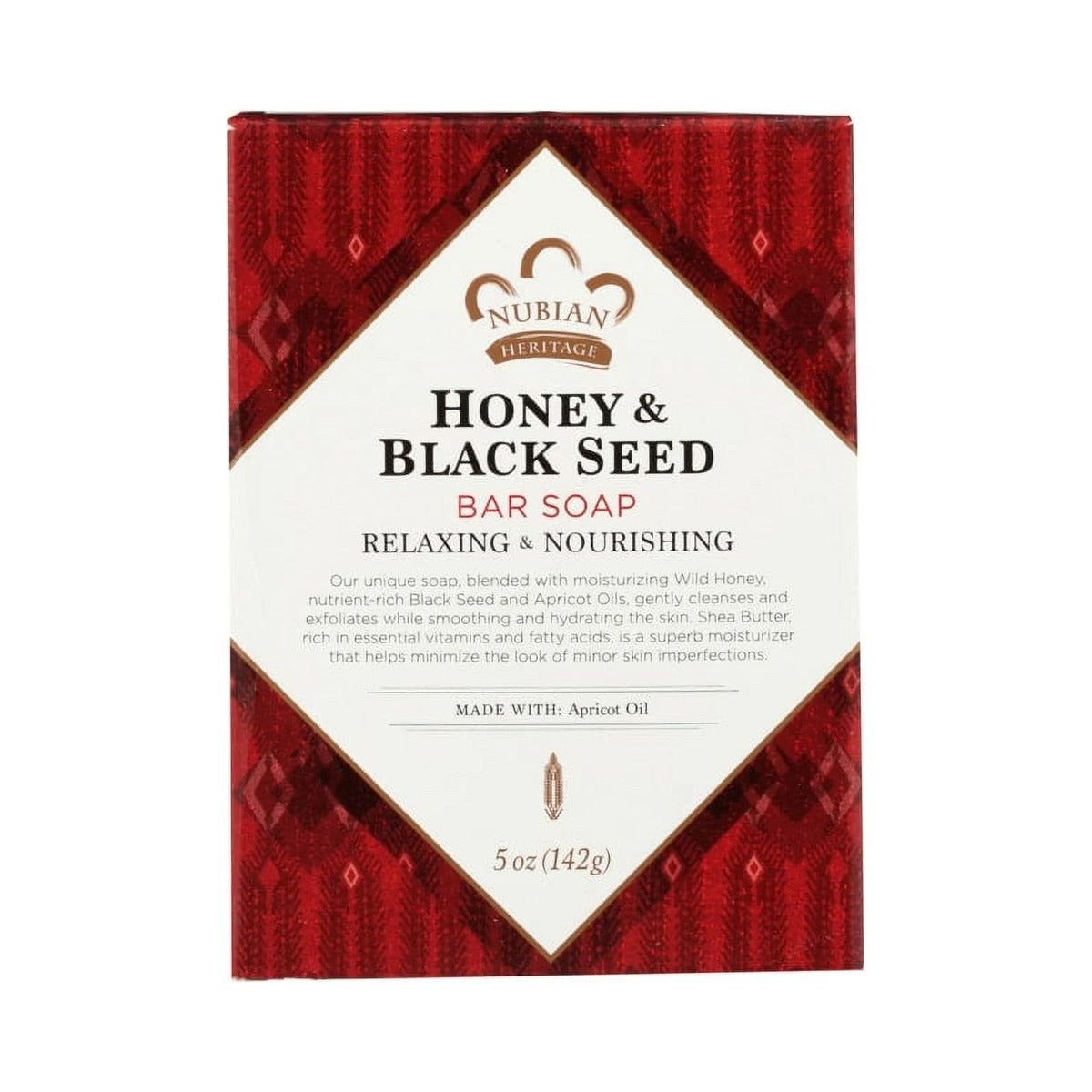 Nubian Heritage Honey & Black Seed Bar Soap 5 Oz (Pack of 24)