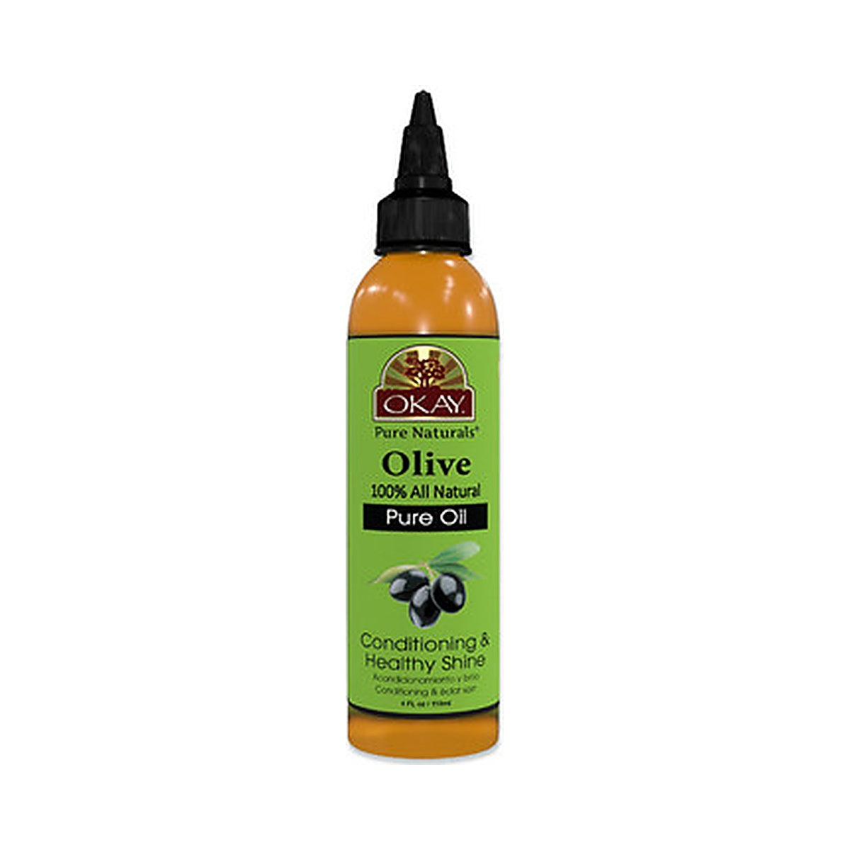 Okay 100% Pure Olive Oil 4 Oz (Pack of 36)