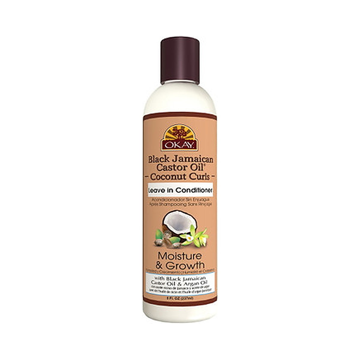 Okay Pure Naturals Black Jamaican Castor Oil Coconut Curls Leave-In Conditioner