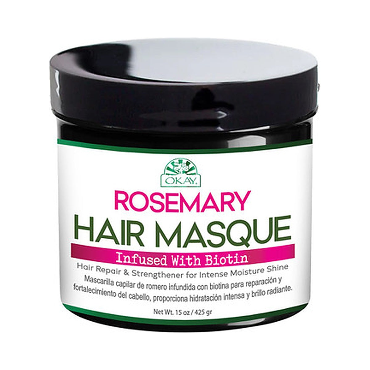OKAY Rosemary Hair Masque 15 Oz (Pack of 12)