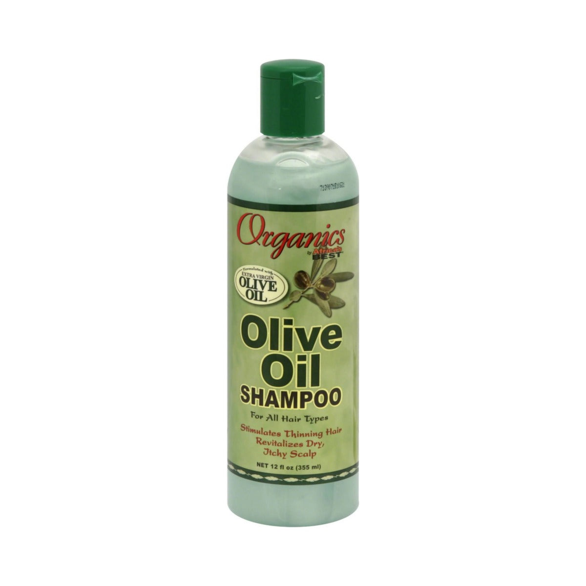 Africa's Best Organics Olive Oil Shampoo 12 Oz (Pack of 12)