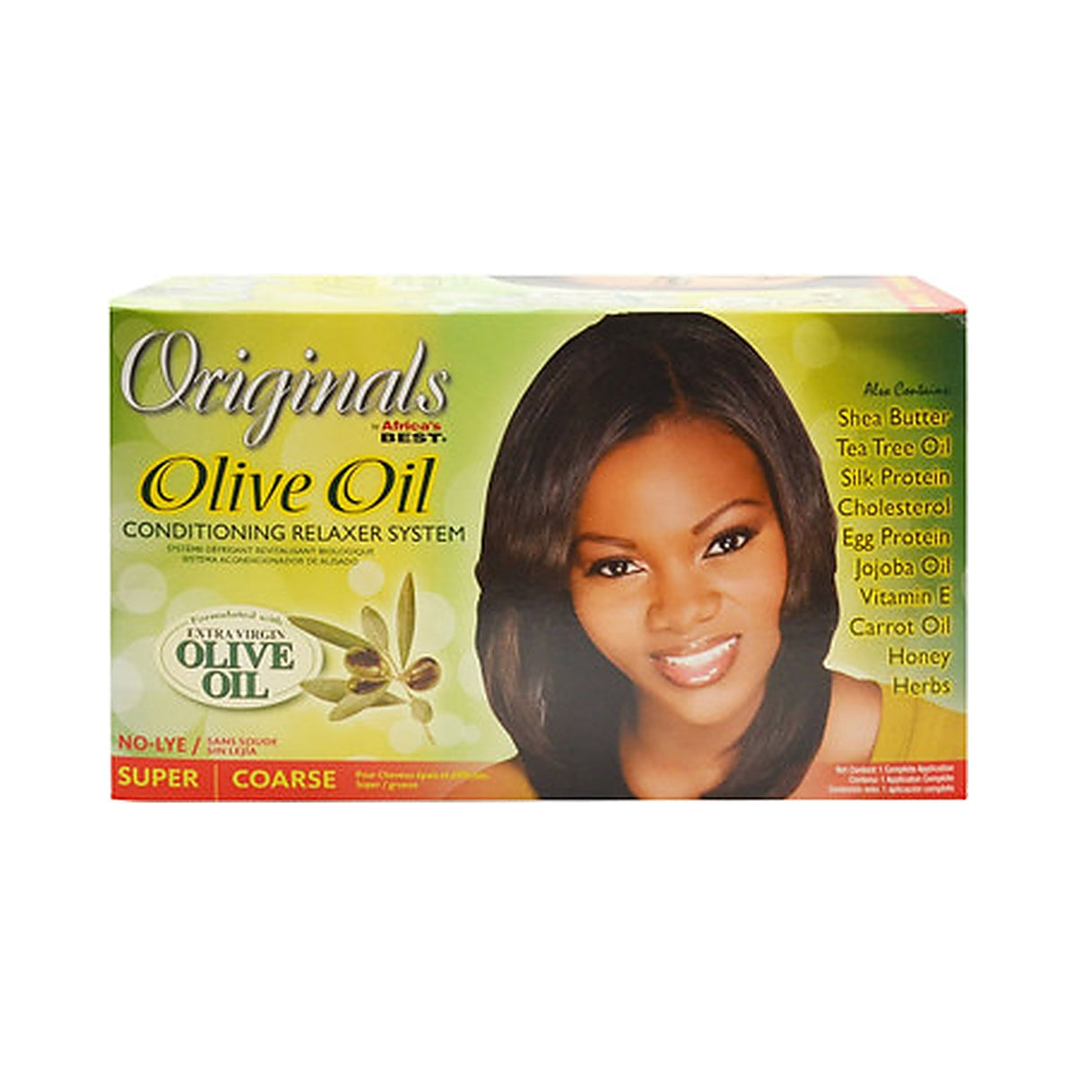 Africa's Best Olive Oil Conditioning Relaxer Super (Pack of 12)