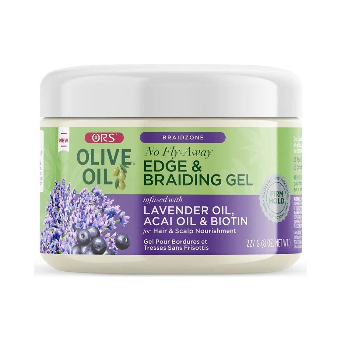 ORS Olive Oil BraidZone Edge Gel 8 Oz (Pack of 6)