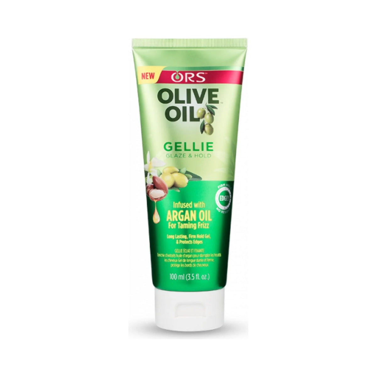 ORS Olive Oil Gellie Glaze & Hold Edge Control 3.5 Oz (Pack of 4)