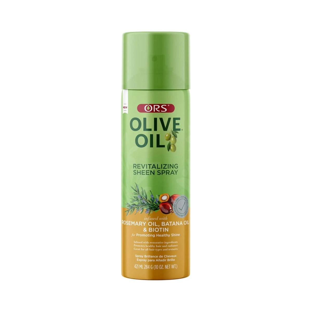 ORS Olive Oil Revitalizing Sheen Spray Rosemary 10 Oz (Pack of 12)