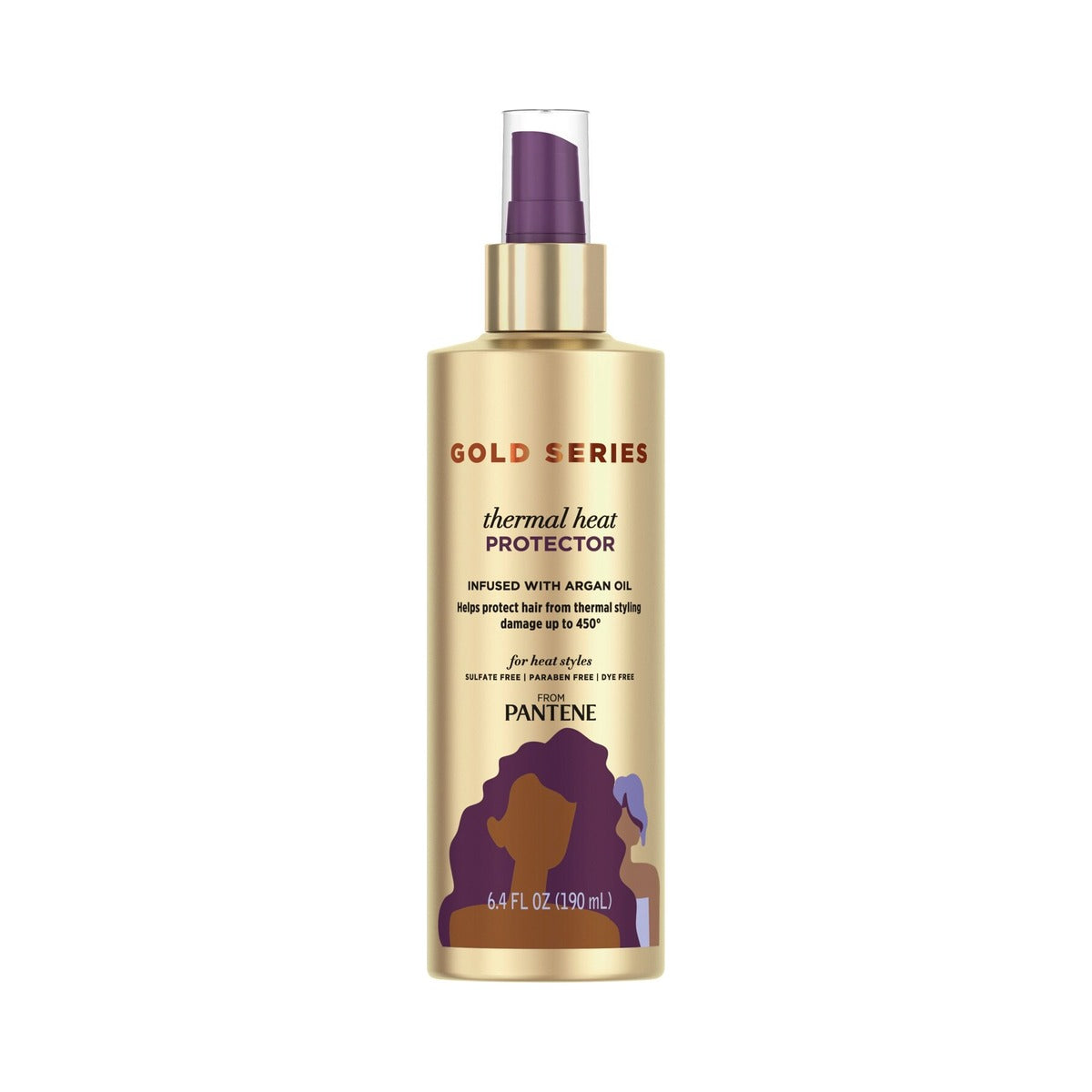 Pantene Gold Series Thermal Heat Protector 6.4 Oz (Pack of 12)