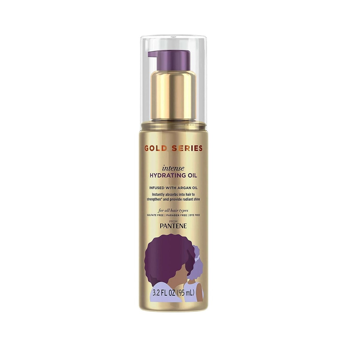 Pantene Gold Series Intense Hydrating Oil 3.2 Oz (Pack of 12)