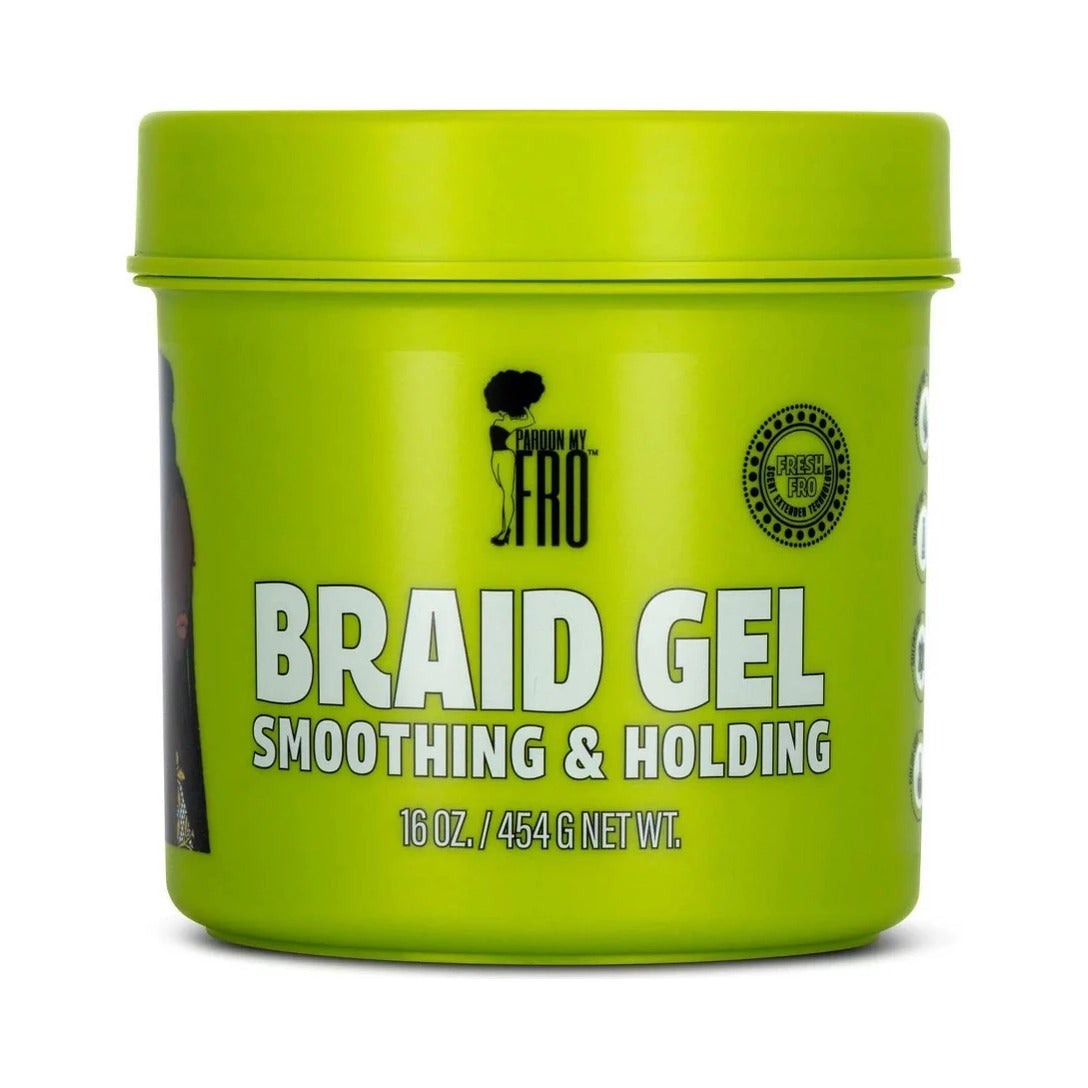 Pardon My Fro Smoothing & Holding Braid Gel 16 Oz (Pack of 12) - view 2