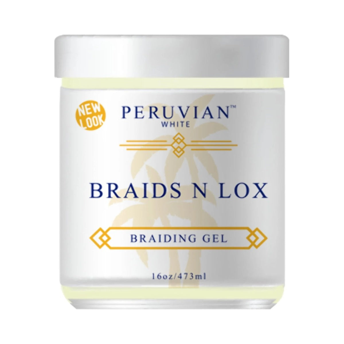 Peruvian White Braids N Lox Braiding Gel 8 Oz (Pack of 6)