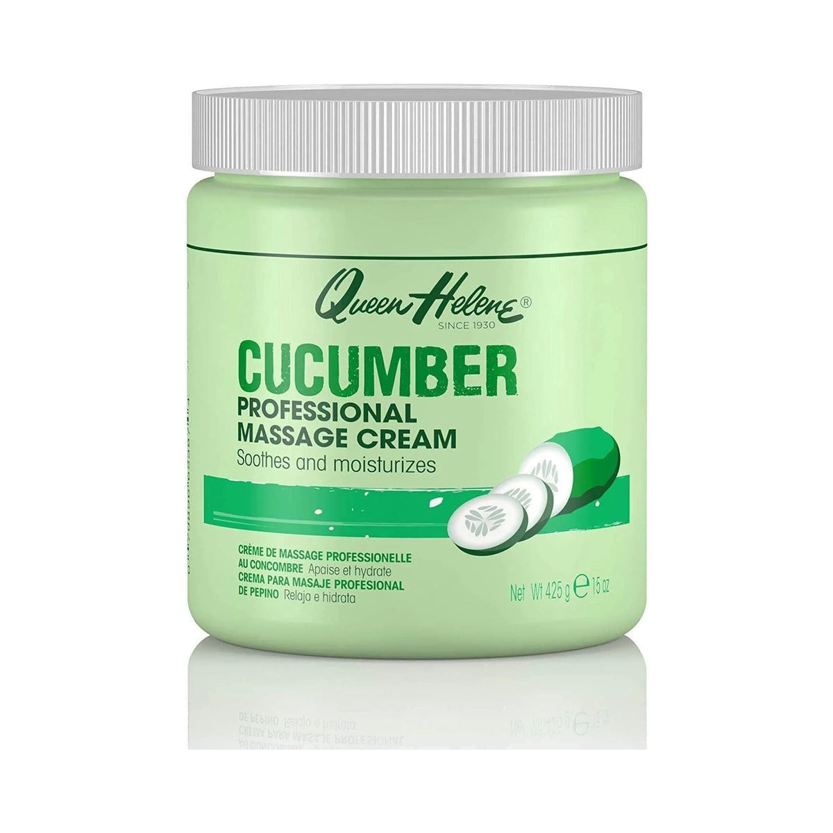 Queen Helene Professional Massage Cream Cucumber 15 Oz (Pack of 6)